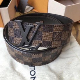 Replica LV Damier Ebene Initiales Belt