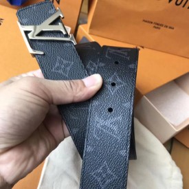 Replica LV Monogram Eclipse Initiales Belt