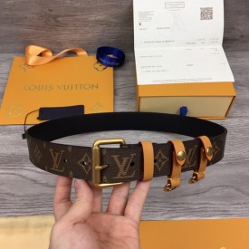 Replica LV Monogram Signature 35MM Belt