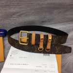 LV Monogram Canvas Signature 35MM Belt MP134U