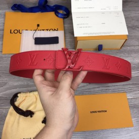 Replica lv shape 40mm belt red