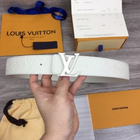 Replica lv shape 40mm belt white