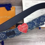 LV Denim 40MM Reversible Belt M0465V