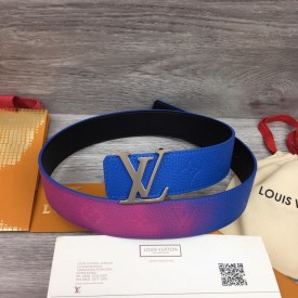 Replica LV Initials Taurillon Illusion 40MM Reversible Belt