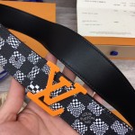 LV Distorted Damier Anagram 40mm Reversible Belt MP289U