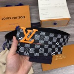 LV Distorted Damier Anagram 40mm Reversible Belt MP289U