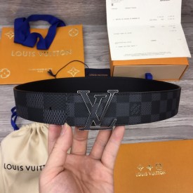 LV Damier Infini Initiales 40MM Reversible Belt M0340V