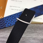 LV Damier Graphite Initiales 40MM Reversible Belt M0339S