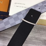 LV Damier Graphite Initiales 40MM Reversible Belt M0342V