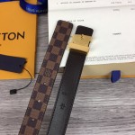 LV Damier Ebene Initiales 25mm Belt M9267