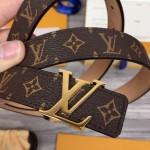 LV Monogram Canvas Initiales 25mm Belt M9781