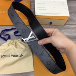 LV Monogram Eclipse Initiales 40MM Reversible Belt M0285