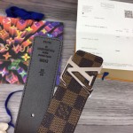 LV Damier Ebene Initiales 40MM Reversible Belt M0212