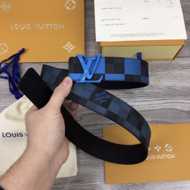 Replica LV Damier Graphite Initiales 40MM Belt