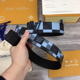 Replica LV Damier Graphite Initiales 40MM Belt