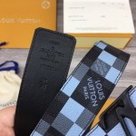 LV Damier Graphite Initiales 40MM Reversible Belt M0320