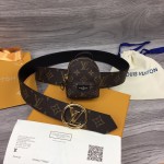 LV Monogram Canvas Palm Spring 35MM Belt M0353