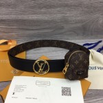 LV Monogram Canvas Palm Spring 35MM Belt M0353