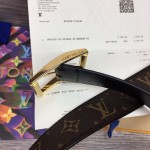 LV Monogram Canvas Reverso 40mm Reversible Belt M0283