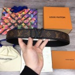 LV Monogram Shape Patchwork 40mm Reversible Belt MP205T