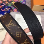 LV Monogram Shape Patchwork 40mm Reversible Belt MP205T