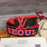 Louis Vuitton LV Pyramide Cities Exclusive 40MM Reversible Belt M0487