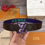 Louis Vuitton LV Pyramide Cities Exclusive 40MM Reversible Belt M0494