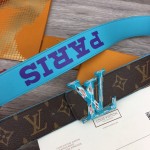 Louis Vuitton LV Pyramide Cities Exclusive 40MM Reversible Belt M0495