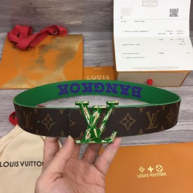 Replica LV Pyramide Cities Exclusive 40MM Reversible Belt