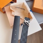 Louis Vuitton Blue Damier Initiales Belt M9210