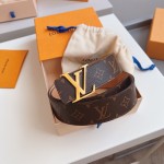 Louis Vuitton Monogram Canvas Initiales Belt M9608