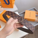 Louis Vuitton Damier Ebene Initiales Belt M9807