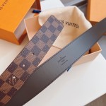 Louis Vuitton Damier Ebene Initiales Belt M9807