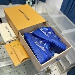 Louis Vuitton LV Trainer Maxi Sneaker Blue