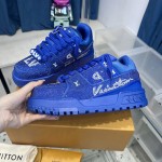 Louis Vuitton LV Trainer Maxi Sneaker Blue