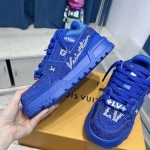 Louis Vuitton LV Trainer Maxi Sneaker Blue