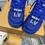 Louis Vuitton LV Trainer Maxi Sneaker Blue