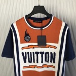 Louis Vuitton Short-Sleeved Cotton T-Shirt 1AFANQ