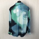 Louis Vuitton Printed Silk Blend Shirt 1AFAUX