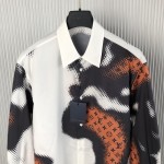 Louis Vuitton Long-Sleeved Cotton Shirt 1AFAWJ