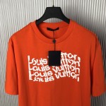 Louis Vuitton Short-Sleeved Cotton T-Shirt 1AFAZQ