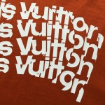 Louis Vuitton Short-Sleeved Cotton T-Shirt 1AFAZQ