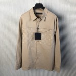 Louis Vuitton Flocked Casual Cotton Overshirt 1AFBVS