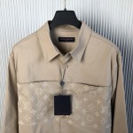 Louis Vuitton Flocked Casual Cotton Overshirt 1AFBVS