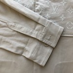 Louis Vuitton Flocked Casual Cotton Overshirt 1AFBVS