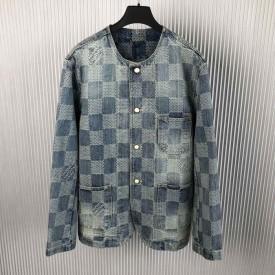 Louis Vuitton Damier Denim Chic Jacket 1AFHU3