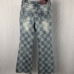 Louis Vuitton Damier Bootcut Denim Pants 1AFI21