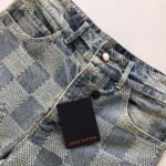 Louis Vuitton Damier Bootcut Denim Pants 1AFI21