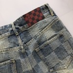 Louis Vuitton Damier Bootcut Denim Pants 1AFI21