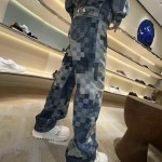 Louis Vuitton Damier Denim Skate Pants 1AFIA5